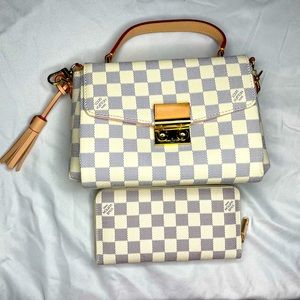 Checkered Purse